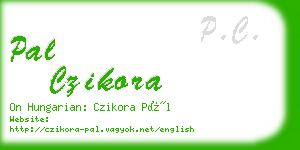 pal czikora business card